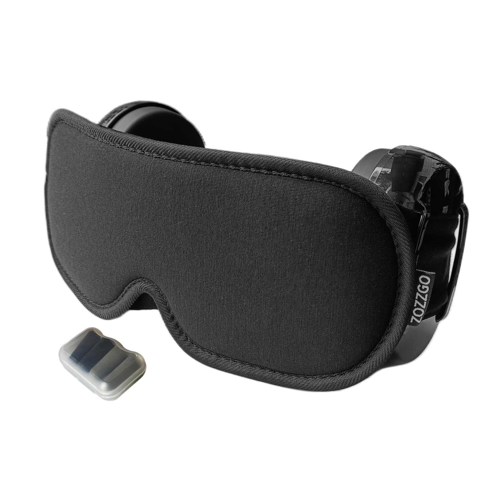 

Съемные 3D наушники и маска для глаз со светопроницаемостью, дышащие, для сна и чувствительности слуха, маска для глаз 2 пары 2-в-1 блокирующие, наушники,