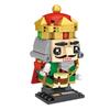 LOZ 1465 Cartoon Fairy Tales Middle Ages King Crown Drum 3D Model DIY Mini Blocks Bricks Building Toy No Box