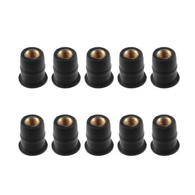 M5 Wellnut Fairing Fastener Motorcycle Windshield Screws Windscreen Nuts 10pcs