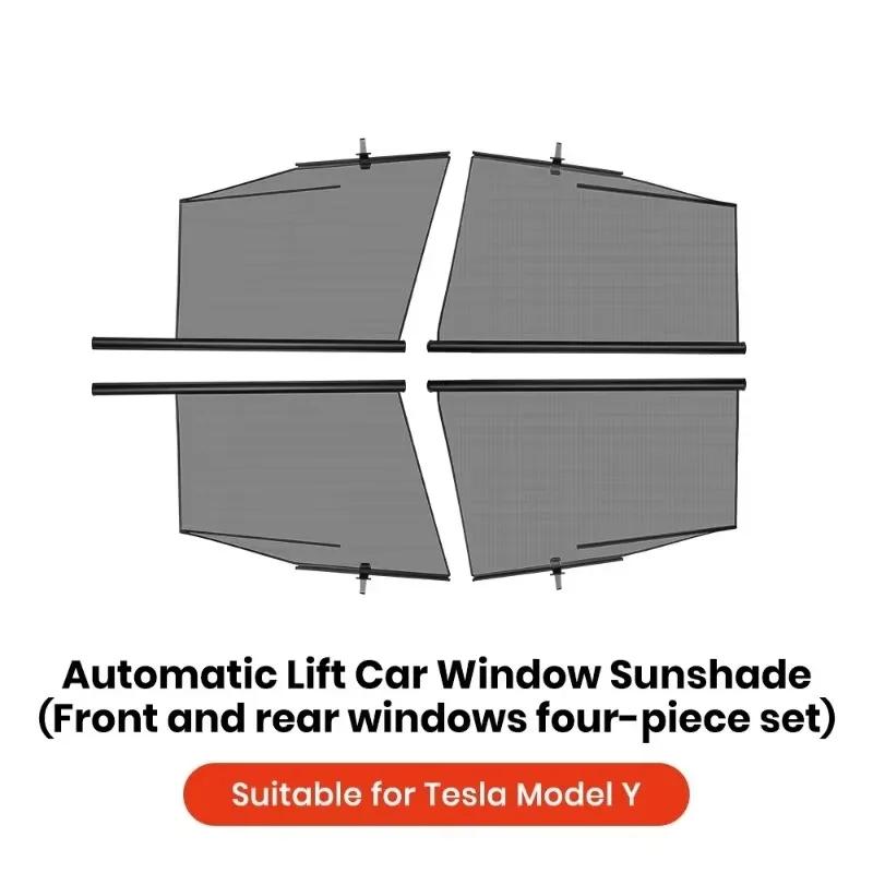 For Tesla Model 3 / Y Car Side Window Sunshade Sun Visor  Windshield Privacy Window Shield Screen Accessories