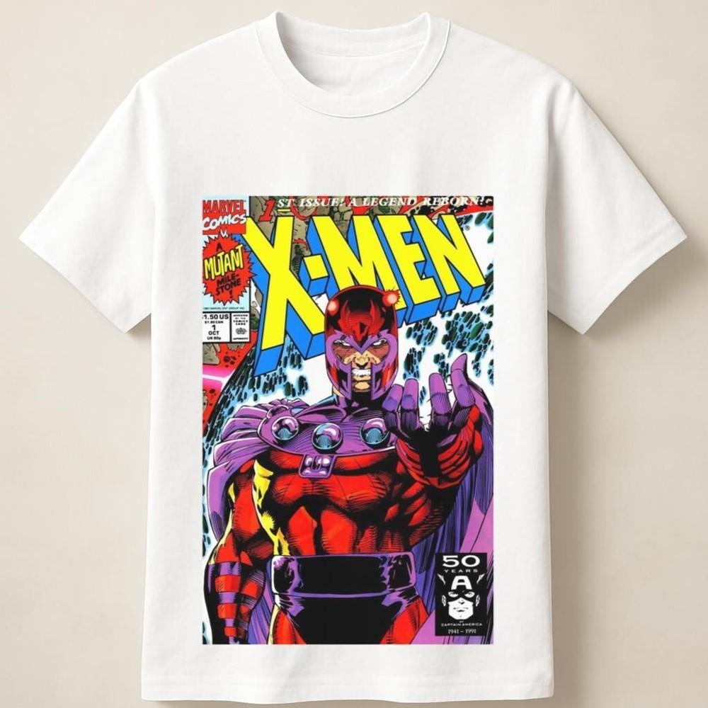 Magneto X-Men Classic Comic Cover Vintage Graphic Unisex T-Shirt Unisex T-Shirt XXXL