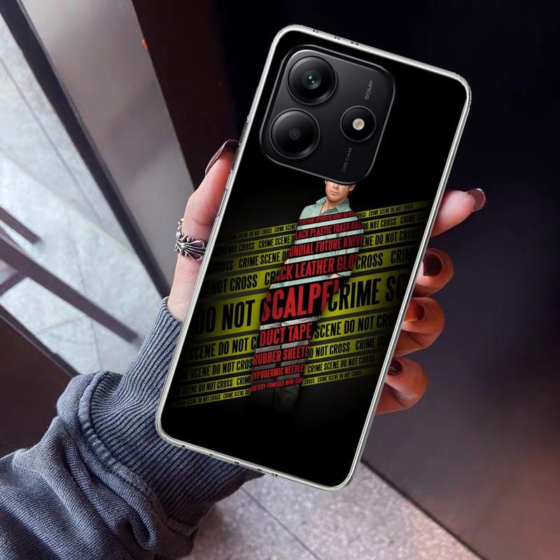 TV Show Dexter Morgan Phone Case For Xiaomi Redmi Note 10 11 12 13 14 15 Pro Plus 11S 12S 14S 11T 11E 10S Soft TPU Back Cover Re