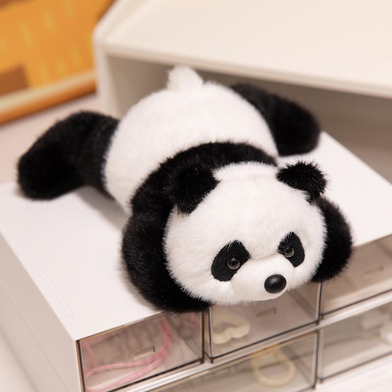 Panda Crocodile Unicorn Dinosaur Lying Plush Toy Stuffed Animal Cartoon Doll