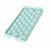 33 Grid Ice Tray with Lid Compact Freezing Balls Mold PP Plastic Sphere Ice Cube Maker for Home Use Blue