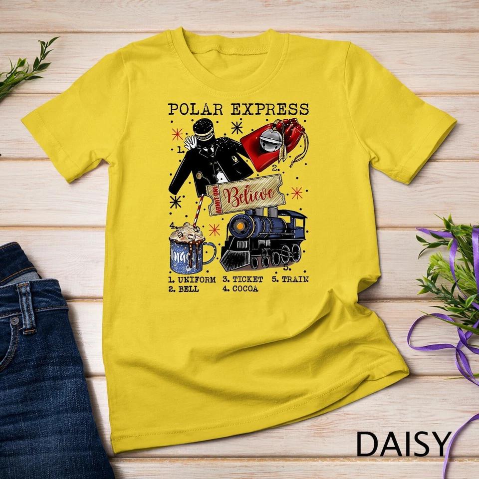 Polar Express Believe Christmas Shirt T-Shirt Unisex T-shirt 4 M