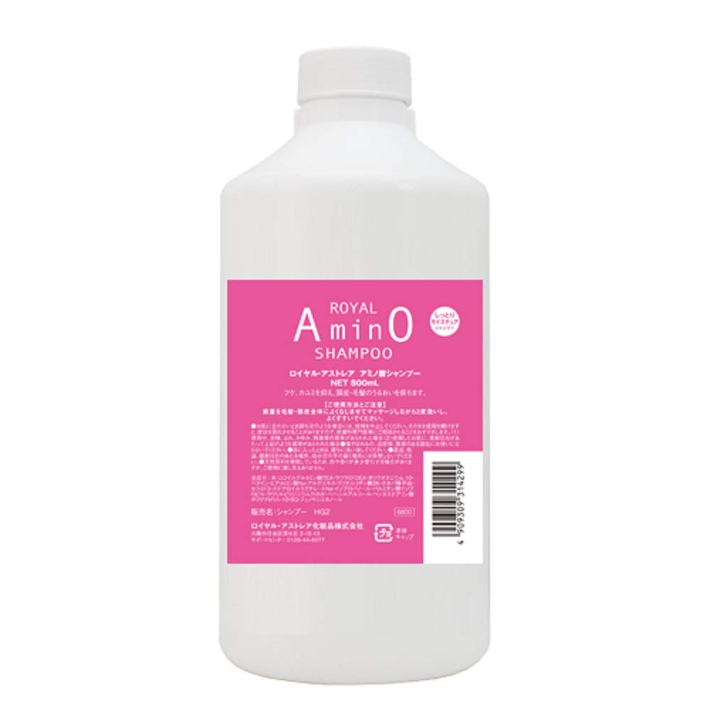 

Royal Astraea Amino Acid Shampoo, Moisturizing, 800ml, Refill