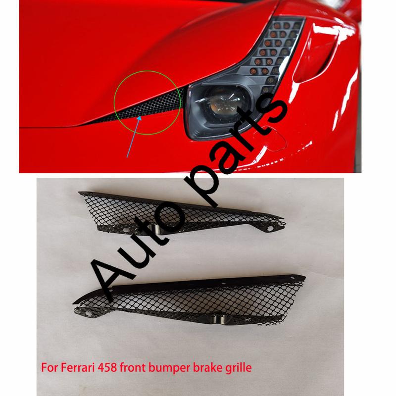 For Ferrari 458 Italia Spider Front Left Right Bar Brake Intake Grille 81368500 81368400 Left