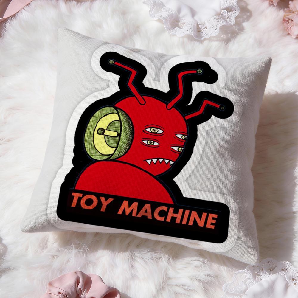 T-Toy MachineS Skate Cushion Cover Premium Comfort Reversible Pillow Cove -Two In One Design for Any Room & Car Interior