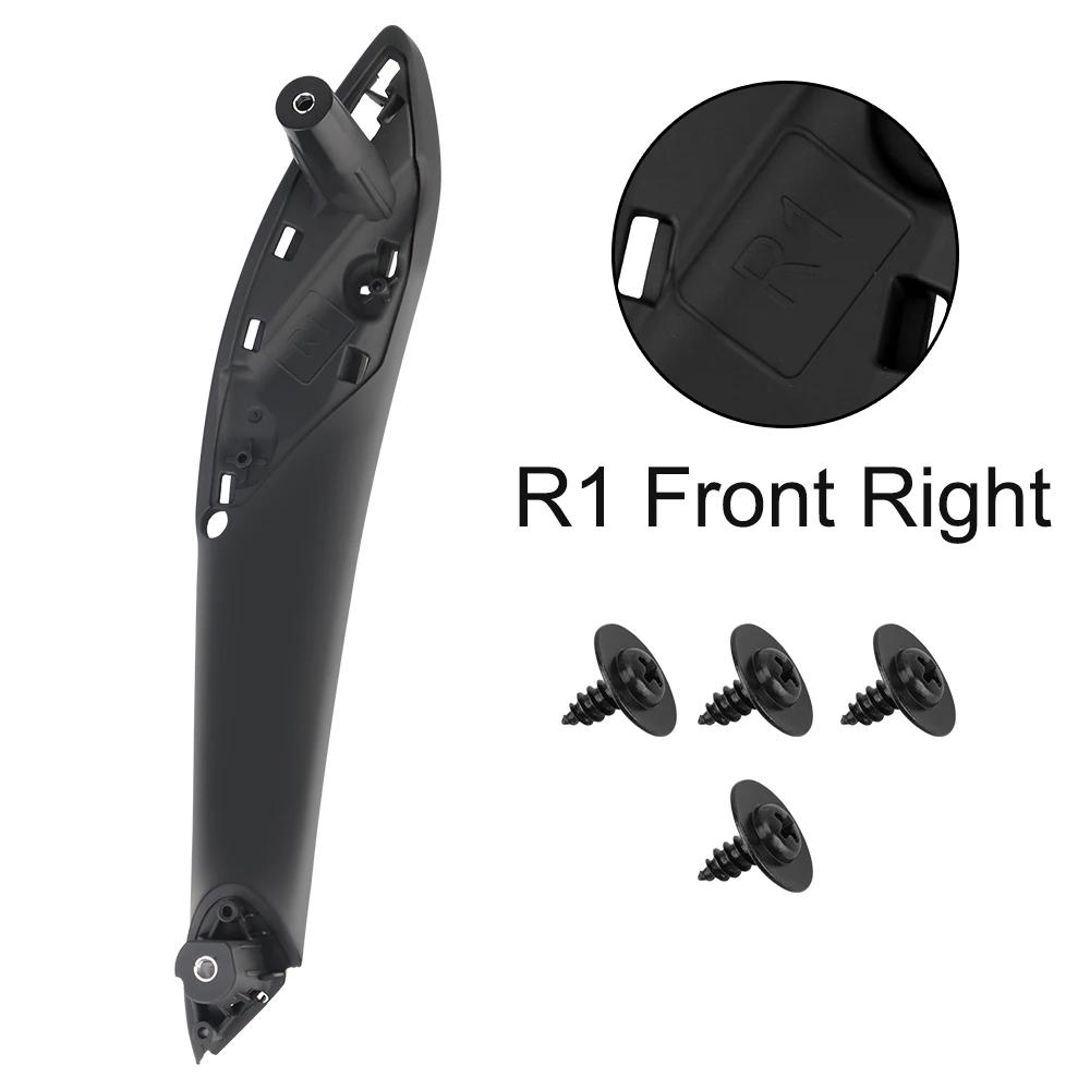 Door Panel Pull Trim Cover For BMW F30 F80 F31 F32 F34 F35 Car Inner Handle Black Front Rear Left/Right Interior Door Handles