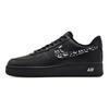 Nike Air Force 1 Night Elf Cushioning Slip Resistant Low Top Skateboard Shoes Unisex Black White CW2288-001(Team1364-)