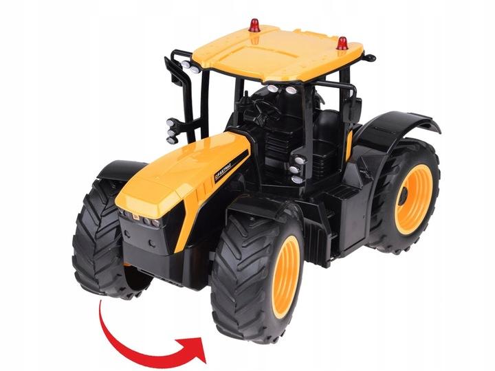 Jcb Traktor Z Przyczepą Sterowany Na Pilota Kipruje Double E 1:16 Rc0670