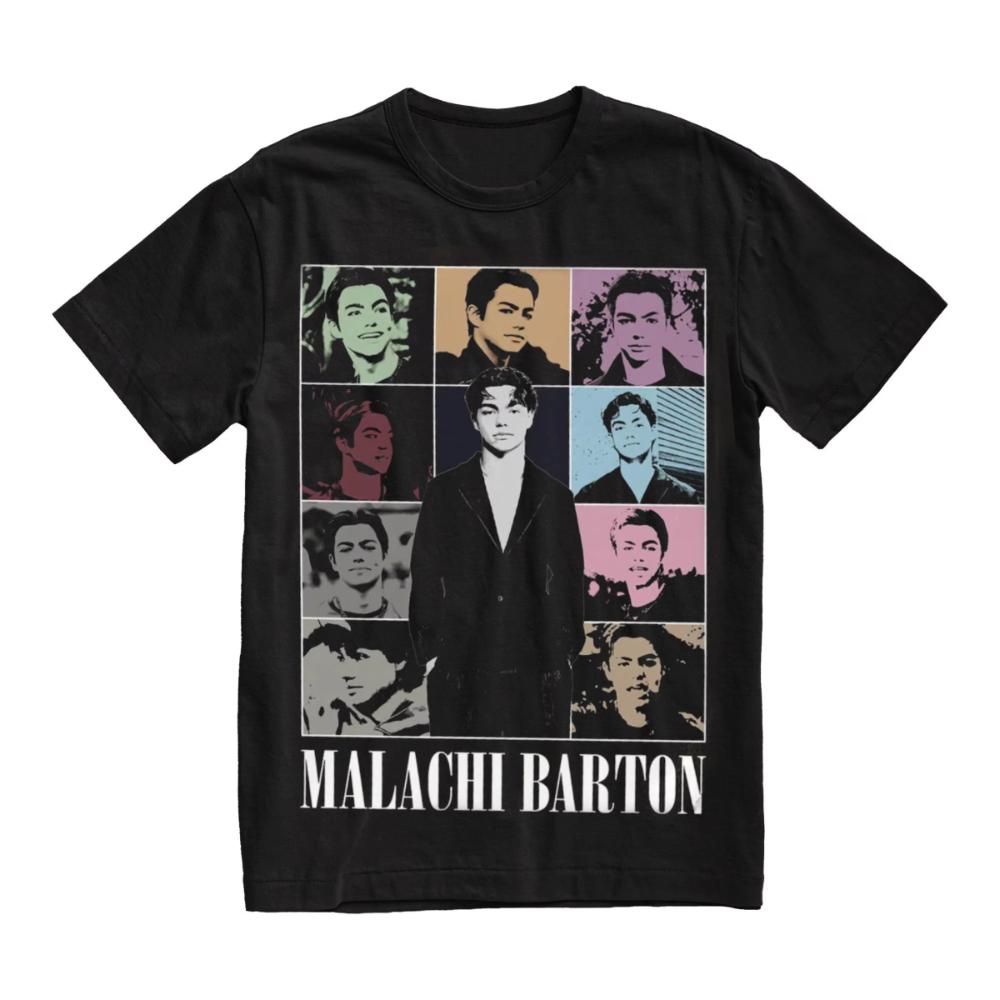 Retro 90s Men's TV Graphic Short-Sleeve T-Shirt with Malachi Barton Design - A Must-Have for Fans! Unisex Pure Cotton Al