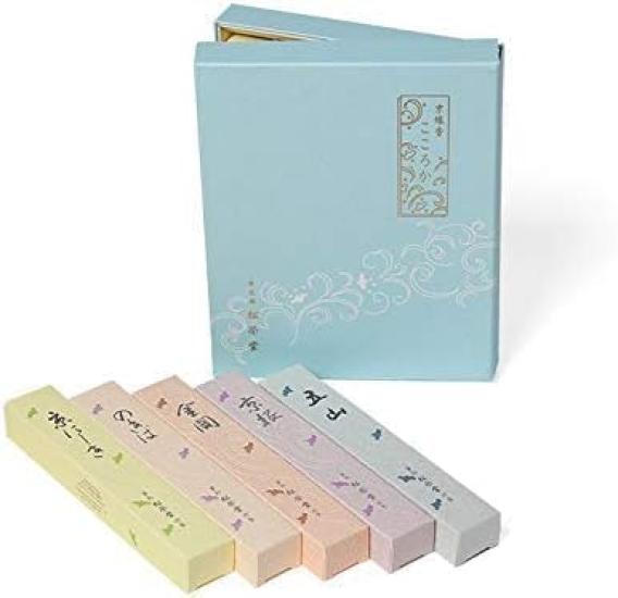 

Shoyeido Kyoto Incense Sticks, Kokoroka, 5 Types (Packaged)