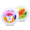 Kids' Light-Up Soft PU Rubber Frisbee: Outdoor Flying Disc & Sensory Training Toy