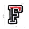 Duoku Embroidery 26 English Letters Three-Dimensional Embroidery Hat Emblem Badge Ironing Velcro Patch Clothing Accessories Cloth Sticker