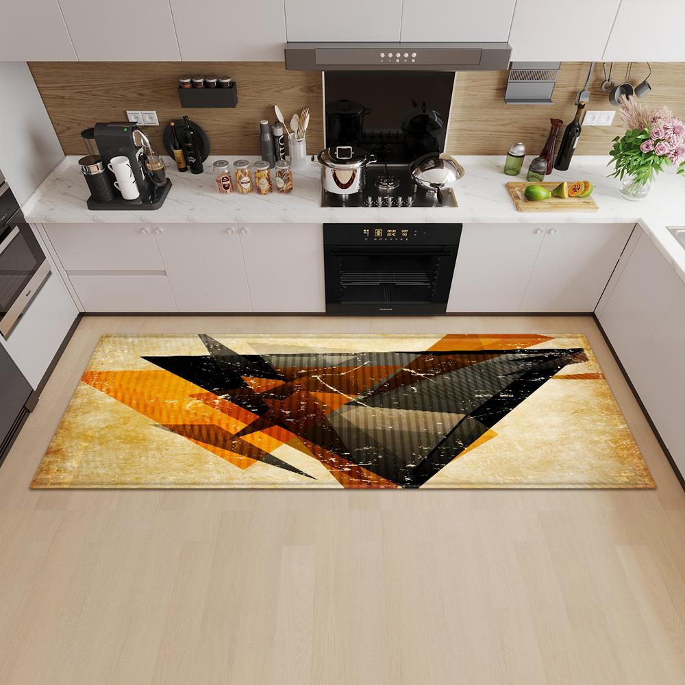 Kitchen Mat Entrance Door Mat Living Room Long Carpet Home Corridor Bathroom Non-slip Floor Children's Carpet