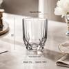 MDNG Luxury Diamond Base Crystal Glassware