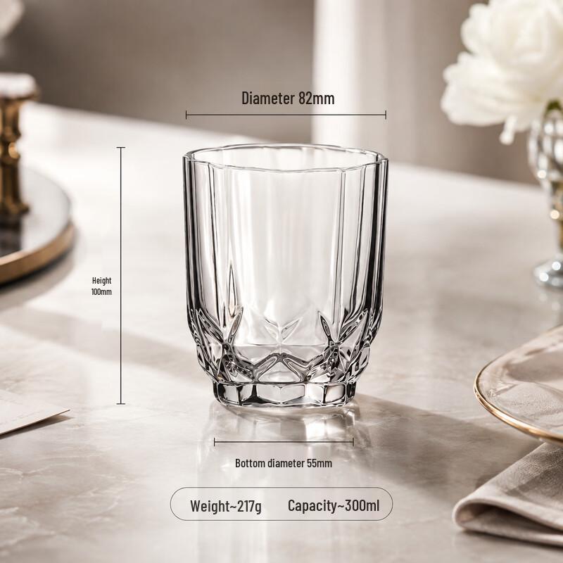 MDNG Luxury Diamond Base Crystal Glassware