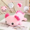 Peluche Axolotl Ponderato Animale di Peluche Rosa Delicato 13,8 Pollici 1,6 Libbre Adorabile Giocattolo Cuscino progettato per Adulti Sollievo dallo Stress Regalo