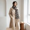 Thick Polka Dot Pattern Shawl Warm Fabric Blanket Scarf Faux Cashmere Scarf  Fall Season
