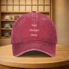 Vintage You Design Here Baseball Cap Unisex Adjustable Snapback Hat Multiple Colors
