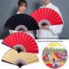 Multicolors Yoga Kung Fu Fan 28cm Dance Performance Fan Wedding Party Decor