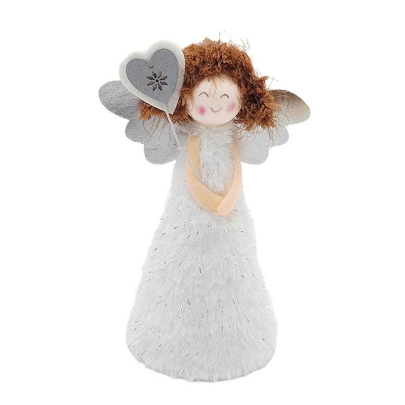 AngelGirl Figure Ornament AngelGirl Girl Standing Tree Toppers Decoration for Holiday