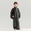 Boys Stand Collar Sports Two Piece Set Long Sleeve Top And Long Pants Kids Clothing