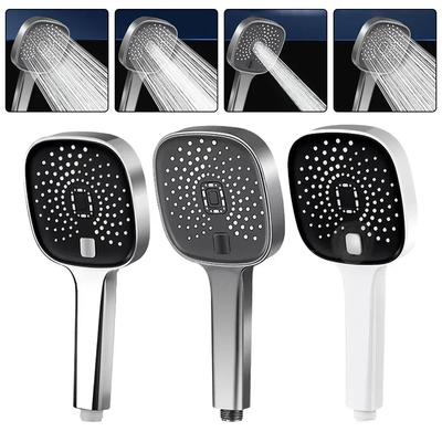 High Pressure Shower Head Water Saving 4-Modes Shower Heads Adjustable Water Sprayer Home Showerhead Bathroom Accessories
