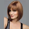 2024 Fashion Short Straight Wig With Air Bangs