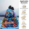 1pc Stitch Printing Blanket - Soft, All-Season Throw for Living Room, Bedroom,Personalized Gift with Adorable Cartoon Design