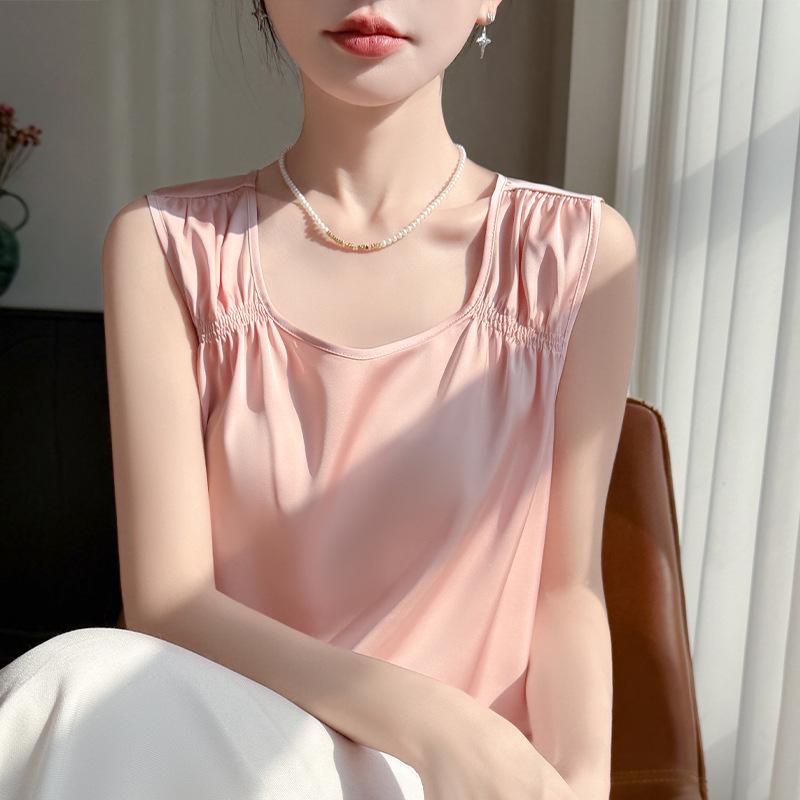Women s Versatile High-End Sleeveless Summer Camisole Top XL (120-135)