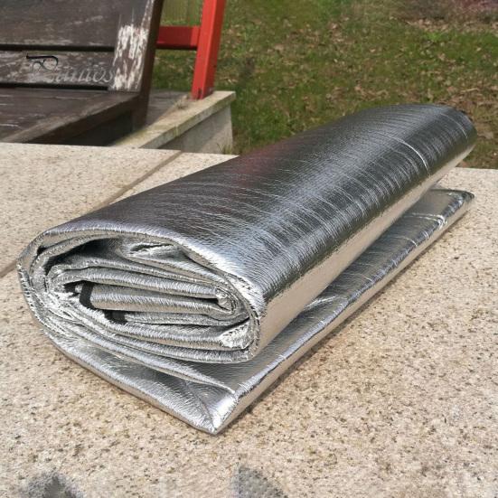 Aluminiumfolie Skummatta Isolerande campingmatta Värmereflekterande Värme Fuktsäker Vattentät Utomhus picknickmatta EPE Interiör Vikbar handbagage