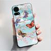 For TCL 50 LE K23 K24 Case Back Cover Luxury Butterfly Flowers Black Shockproof Soft Silicone Bumper Phone Casing TCL 50LE Coque