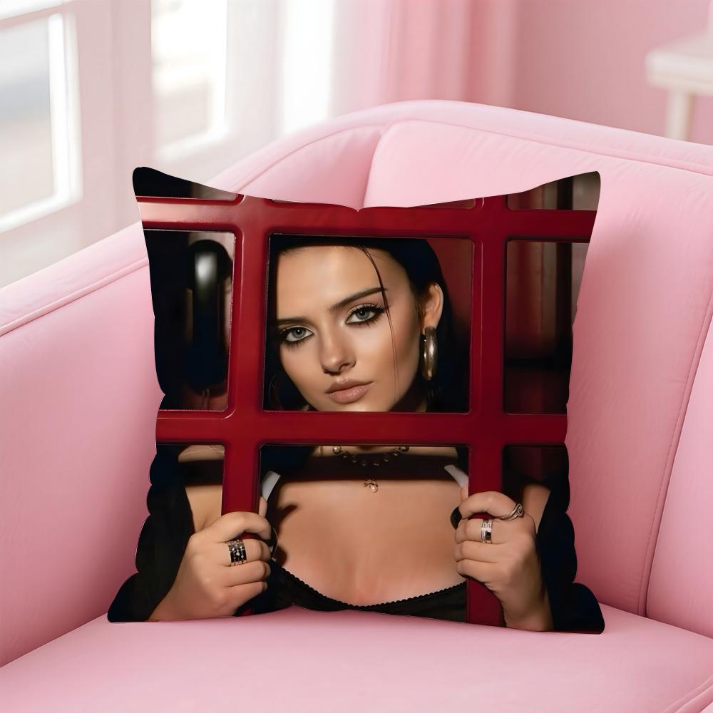 J-Jessie Murphs Singer Cushion Cover Comfortable Reversible Pillow Cover Ideal For Car Sofa Bedroom & Beyond