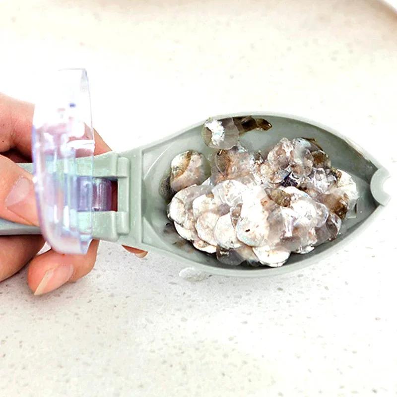 Fish Scales Graters Scraper Fish Cleaning Tool Scraping Scales Device with Cover Home Fishing Cleaning Peeler Kitchen Tool