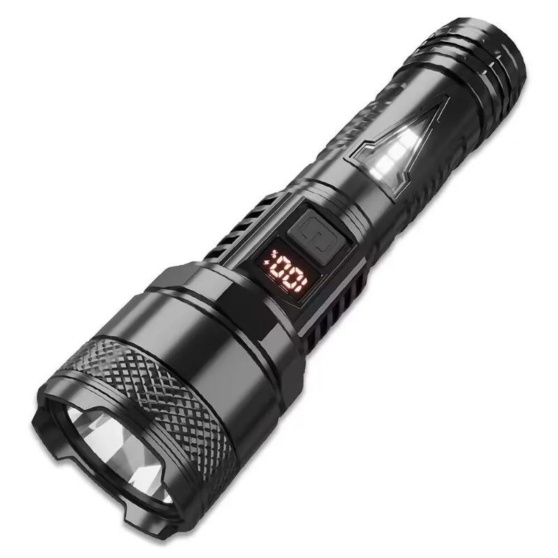 Super Bright 7*LED Flashlight High Light 4 Modes USB Rechageable Portable COB Hand Lamps Outdoor Camping Emergency Hand Lanterns
