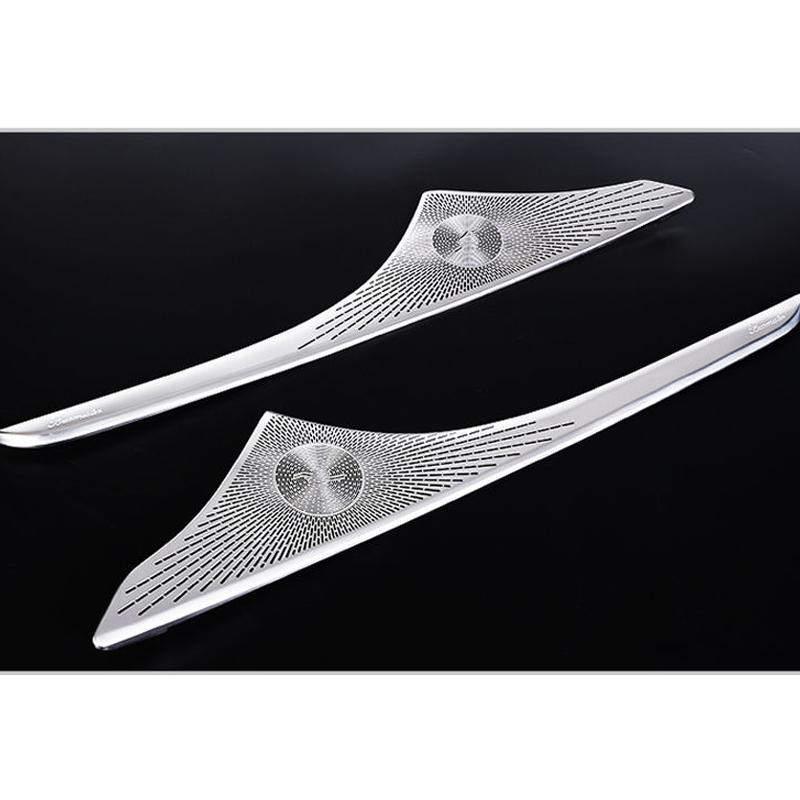 Для Mercedes Benz C Class W206 2022 2023 Нержавеющая сталь Автомобильная боковая консоль Крышка панели Накладка Автоаксессуары