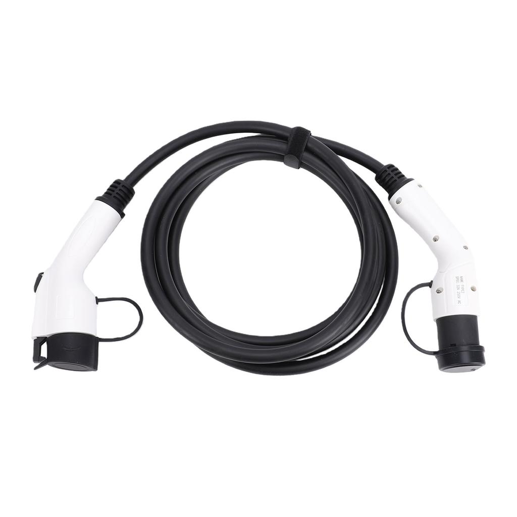 16FT Type 2 to J1772 EV Extension Cable 32A with Storage Bag EV Charging Extension Cable for J1772 Electric Vehicle
