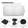1 Pcs Car Front/Rear Window Foldable Jumbo Visor Sun Shade Windshield Cover Kit