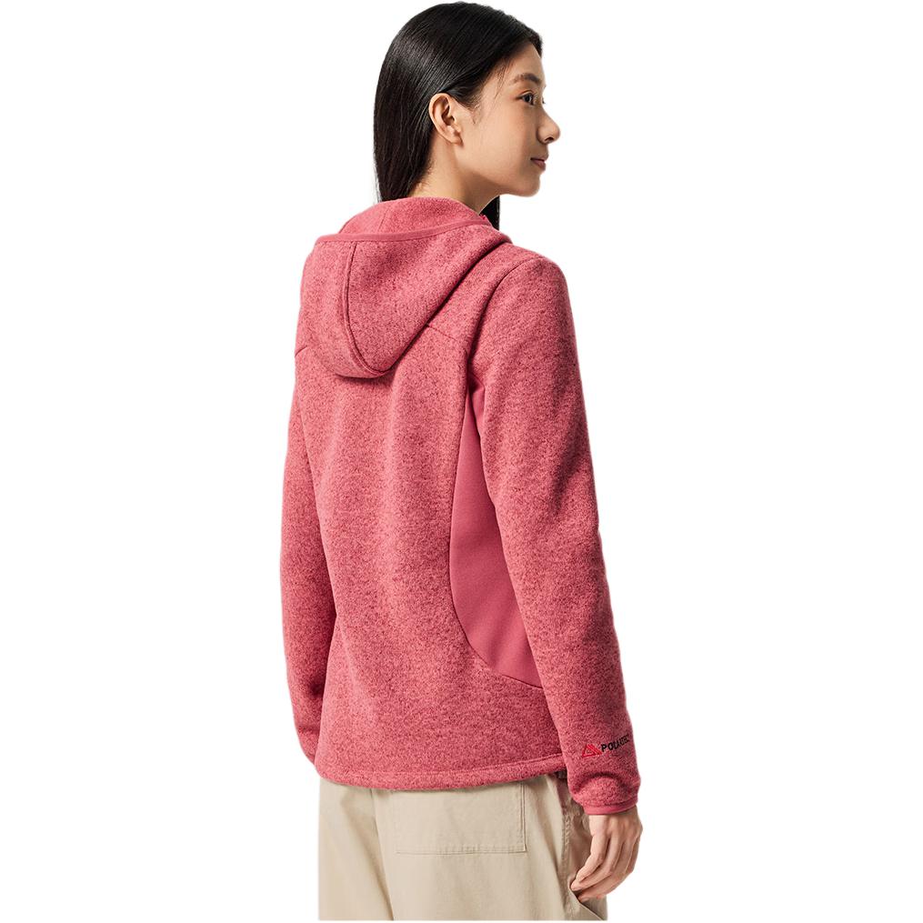 Anta X China National Geography Collaboration Outdoor Series Casual Versatile Warm Thick Solid Color Hooded Jacket Women jackets 162546704-4