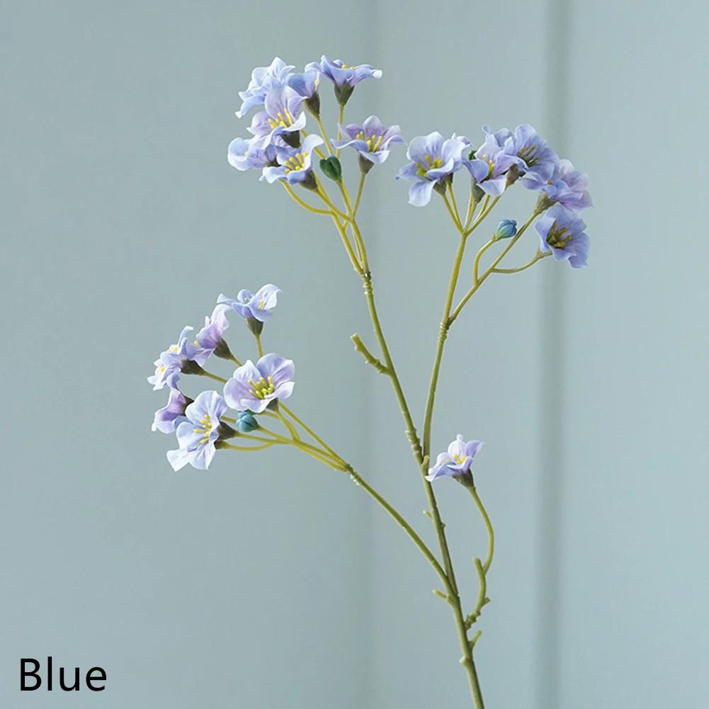 3 vidličky/kytice Umělá květina Hedvábí Chrpa Falešné květiny Umělé rostliny Dekorativní květiny Domácí dekorace Svatební dekorace