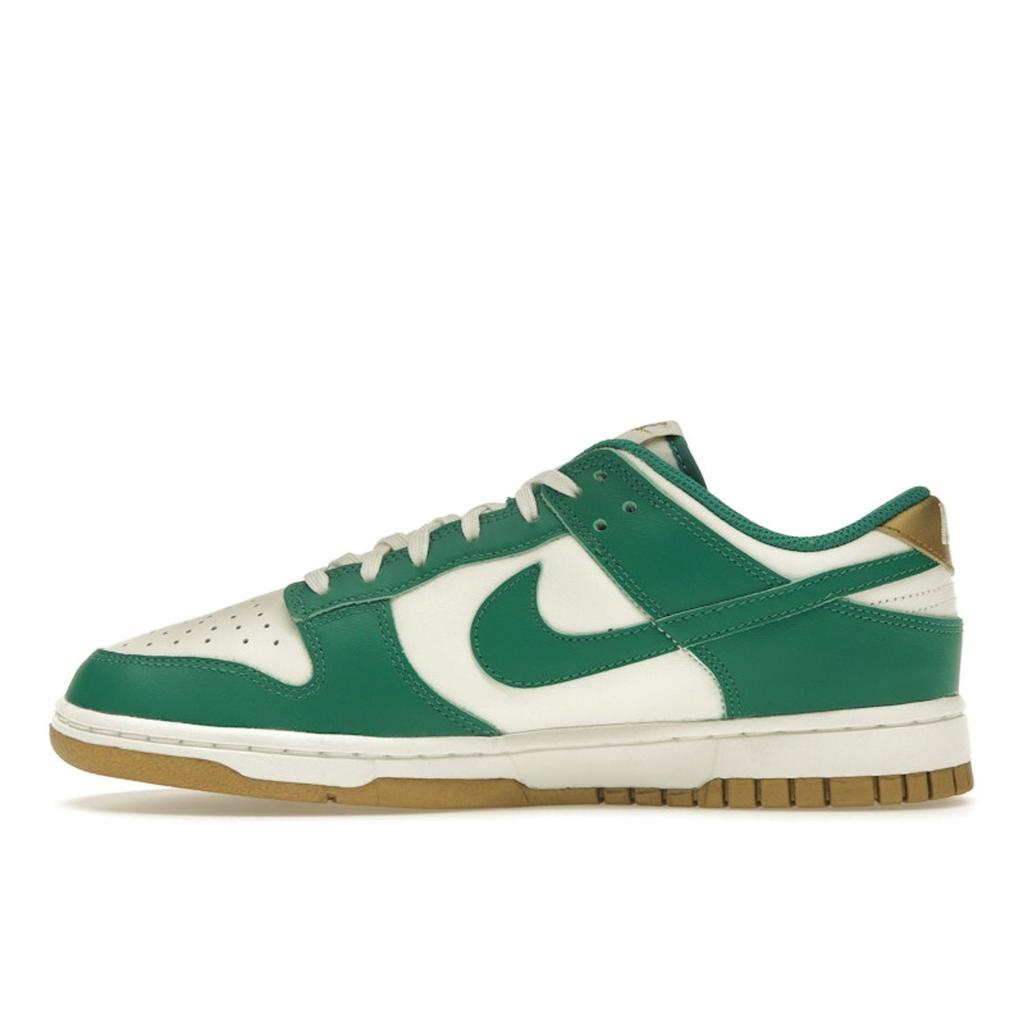 Nike Dunk Low Malachite Metallic Gold Women Sneakers Green Sail FB7173-131