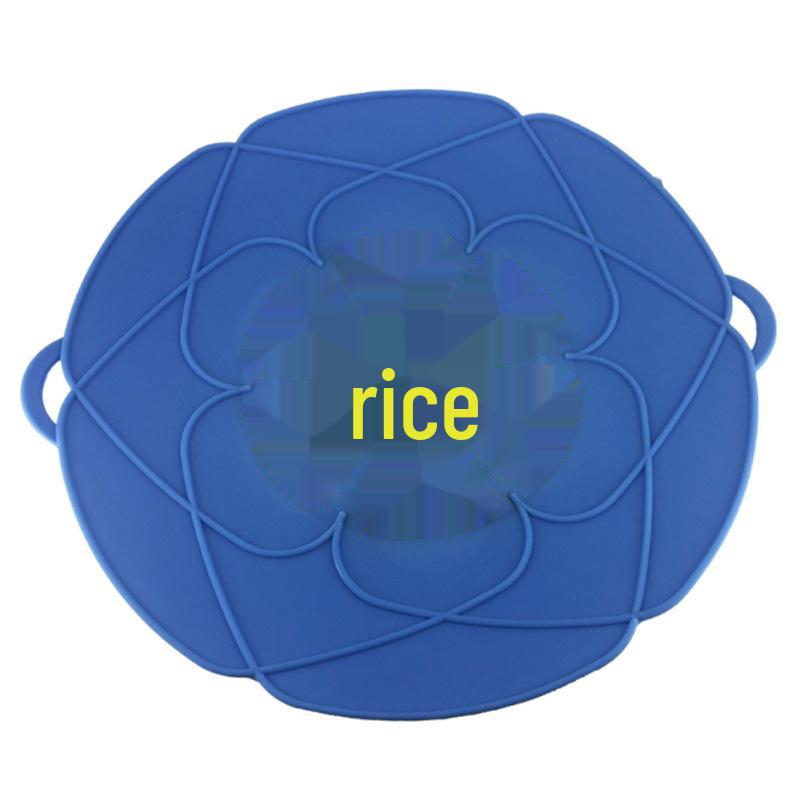 26CM Silicone Flower-Shaped High-Temperature Splash-Proof & Anti-Spill Pot Lid