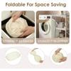 Home Bathroom Mesh Storage Basket Shower Laundry Clothing Dirty Clothes Bag Foldable Portable Business Travel Children's Toy