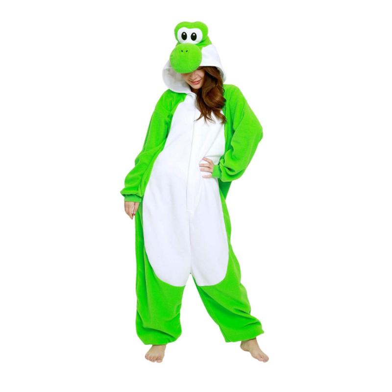 Kigurumi Women Onesies for Halloween Cosplay Costume Fleece Christmas Outfit Full Body Pijamas Sleepwear Cartoon Jumpsuit New Year Onesie