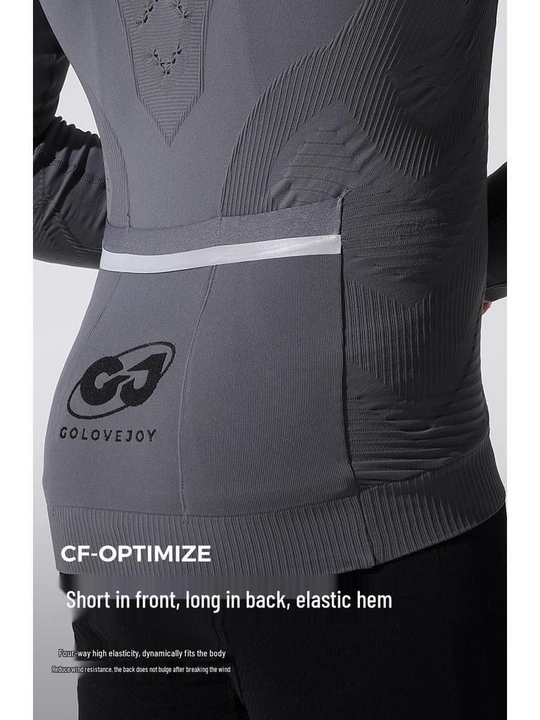 Herren Langarm Rad- und Outdoor-Sportbekleidung - Feuchtigkeitstransportierend, Schnelltrocknend für Herbst & Winter