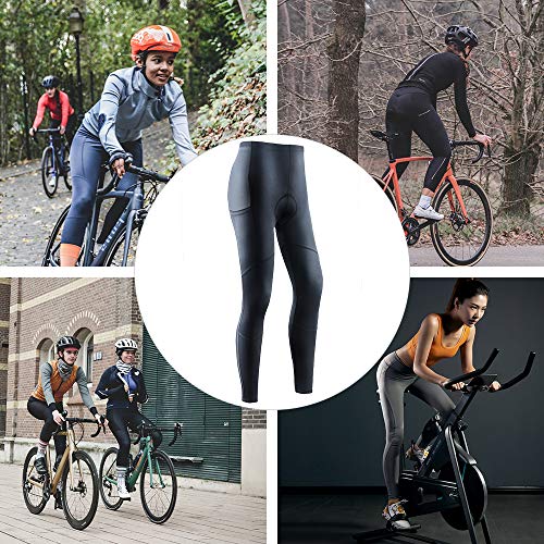 [CATENA] Women's Cycling Tights, Cycling Pants, Cycling Tights with 3D Pad, Breathable, Sweat-Wicking, Quick-Drying