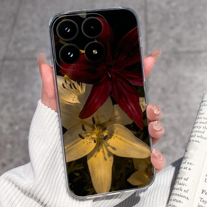 For Xiaomi 17 Mi 11T 11 10T 10 Pro 10S Phone Cover Sleeping Beauty Pattern Black TPU Soft Silicone Shockproof Protective Casing For Xiaomi Bumper Case