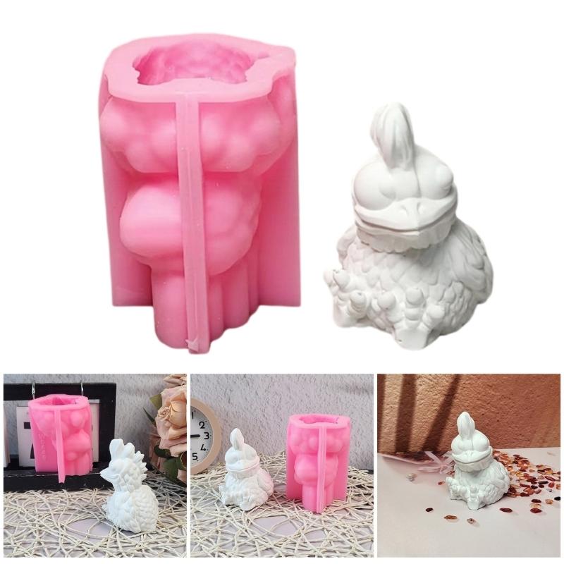 Silikonové formy Formy na zvířata Formy na epoxidovou pryskyřici Formy na vtipné kuřátko Formy na sádru Formy na ručně vyráběné ozdoby Formy na odlévání